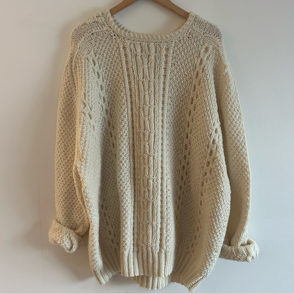 Cozy Cream Knit Sweater